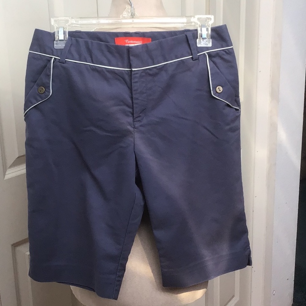 Cartoneer Anthropology Navy Shorts Sz 4 Firm